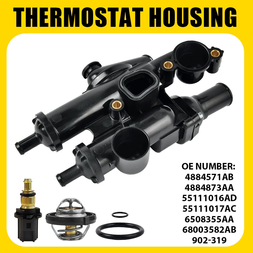 902-319 車サーモスタットハウジングアセンブリキットクライスラー 200 セブリングダッジアベンジャージャーニー口径と互換性ジ 車用  サーモスタットハウジングアセンブリキット クライスラー 200 セブリング対応 ダッジ アベンジャー ジャーニー キャリバー ジ エンジン ... サーモスタット ハウジング アセンブリ セブリング クライスラー 200 と互換性 ダッジ アベンジャー ジャーニーと互換性あり