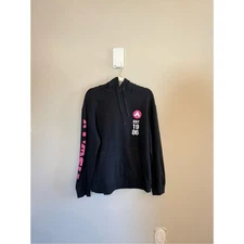 Airwalk • Skate Hoodie Black Pink Graphic Pullover Men’s Large Y2K Streetwear