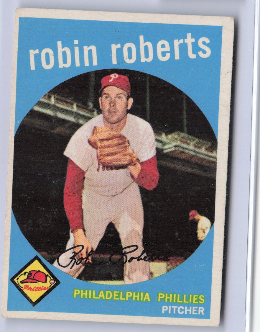 Robin Roberts #352 (Baseball Cards 1959 Topps) — is it worth grading?