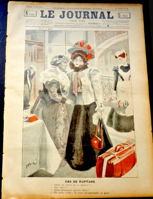 Le Journal Pour Tous, a French Weekly, May 19, 1897, Magazine Supplement.