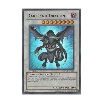 Konami YGO Ra Yellow Mega-Pack Dark End Dragon (Super Rare) EX