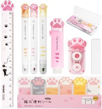 Schreibwaren Set Kawaii, Cute School Stuff, Schulsachen M&auml;dchen Aesthetic,