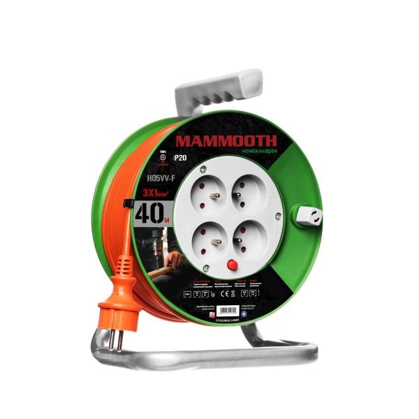 ✅Fits MAMMOOTH EXT/DG/5VV-F3X1/40M/4E Extension cord on drum 40m 3x1 ⭐UK Seller⭐