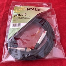 Pyle PPMJL15 Professional Microphone Cable 15ft 1/2" Phono Cable To XLR Female