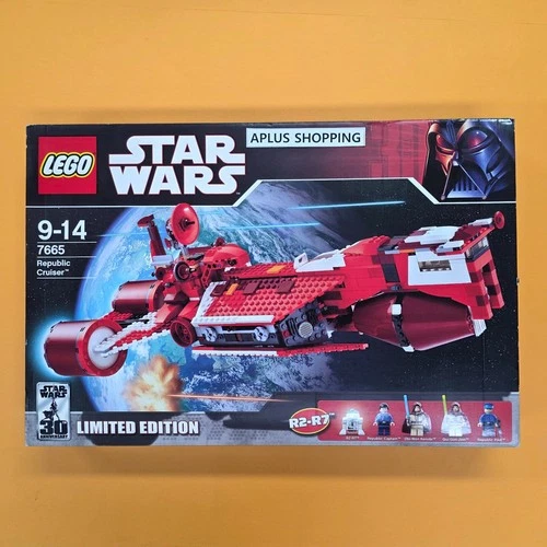 Lego 7665 Star Wars Republic Cruiser 919pcs Factory-Sealed