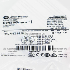 New Allen Bradley 440N-Z21S16J Guardmaster Non Contact Switch 15mm 0.59 in.