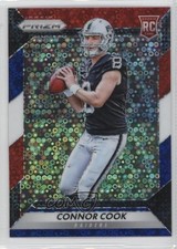 2016 Panini Prizm Rookie Red White & Blue Disco Prizm Connor Cook #211 f2v