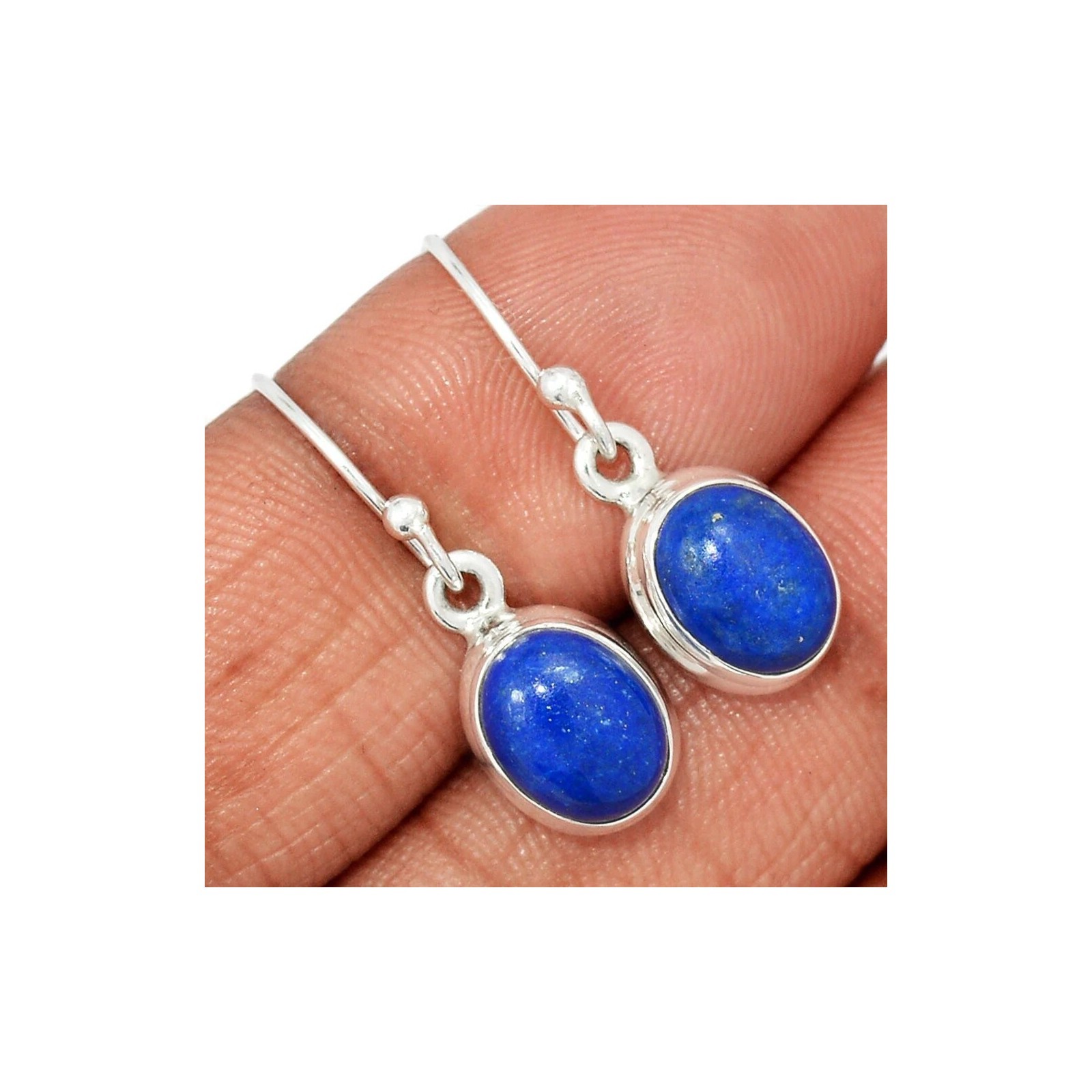 Boucles d'oreilles en Lapis lazuli KC81 : le cadeau d'anniversaire idéal en pierre