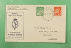 DR WHO 1937 AUSTRALIA FDC KGVI CORONATION COMBO ADELAIDE R51197