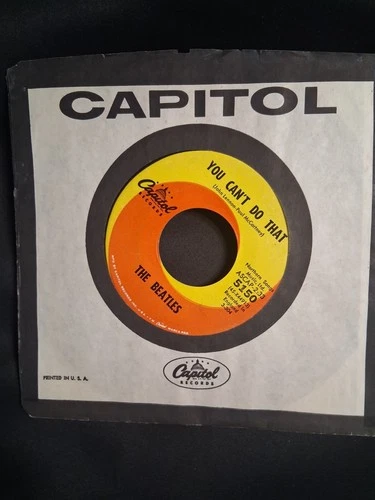 Beatles , 45 RPM  Buy Me Love & You Cant Do That on Capitol