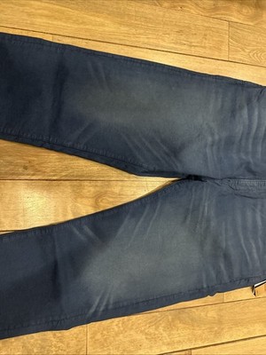 Polo Ralph Lauren Mens 44 X 32 Varick Slim Straight Navy Blue
