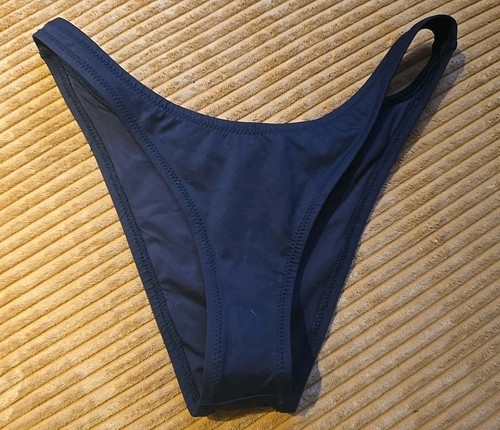 Skims Swim Cheeky Tanga Women Black Small Onyx Nylon Stretch SW-TAN-0783 - Picture 1 of 4
