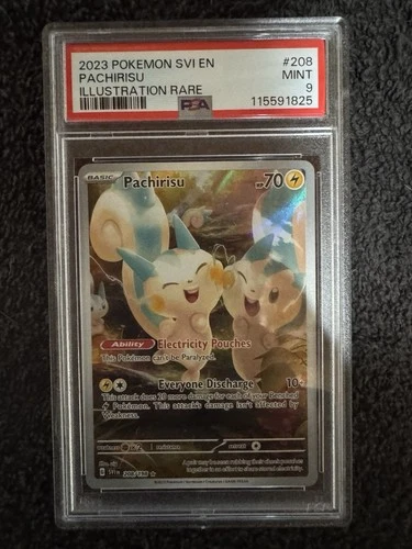 Pachirisu 208/198 SV01: Scarlet & Violet Base Set Holo PSA 9