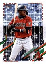 2021 Topps Walmart Holiday Baseball Card #HW87 Geraldo Perdomo RC