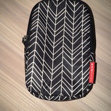 Skip Hop Storage Bag Baby Diaper Bottle Travel Pouch Organizer Chevron Pattern