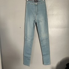 Jeans Womens Light Denim Skinny Size Small 11 Waist 40 Length