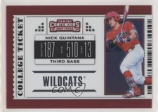 2019 Panini Elite Extra Edition College Ticket Nick Quintana #CT-NQ rh9