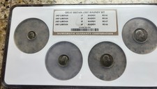 Great Britain Maundy  silver  4 coin set,  1907, King Edward VII. NGC graded