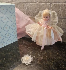Madame Alexander Tooth Fairy Doll Blonde Hair Pink Dress  Pillow -Original Box -
