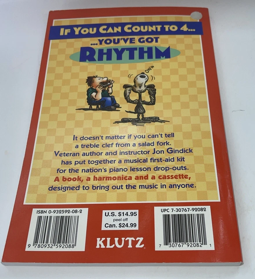 Country  Blues Harmonica for the Musically Hopeless Sealed Cassette Harmonica - Image 3 of 4