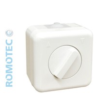 Knebelschalter Aufputz IP44 Außenbereich f. Markise Rolllade Jalousie Fenster