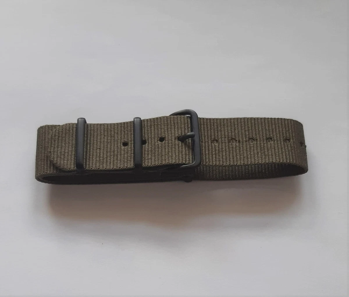 Military Watch Strap Fits Citizen Eco Drive BM8470 11EE BM8476 23EE Black Case eBay