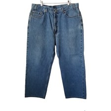 Vintage Levis 550 Mens 40/ 26 Relaxed Fit Jeans Blue Denim Pants Altered