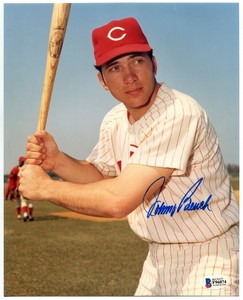 Johnny-Bench-Signed-Photo-8x10-Autographed-Reds-Beckett-BAS-F96074