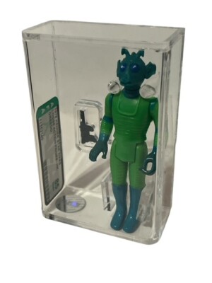 Greedo AFA Graded 85 Complete Star Wars Figur 1978 Kenner Bounty Hunter HK vtg