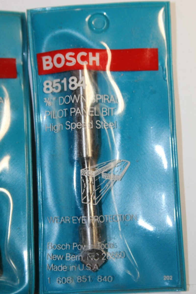 Bosch 85184 Pilot Panel Bit, 3/8″ Dn. Sprl., 3/8″ Shk., H.S.S