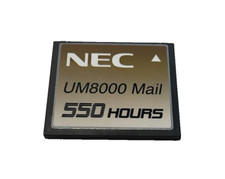 NEC 670837 UM5000 Voice Mail 550 Hours Univerge SV8100 Compact Flash Media Card