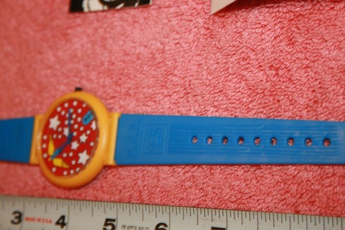 Reloj Vintage Años 80 Azul Peter Max Artista Flying Angel Neo Max en Paquete - Imagen 6 de 11