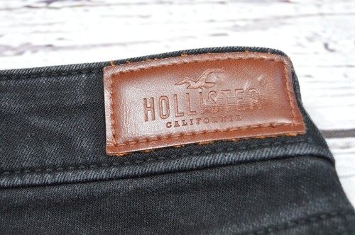 Hollister High Rise Super Skinny Women Junior Jeans Size 7 Distressed Pre-Owned - Picture 11 of 16