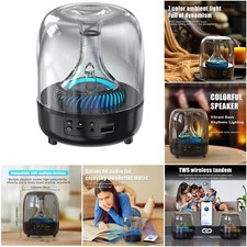 Portable Wireless Stereo Speaker Surround Sound Subwoofer Box Colorful Light A 