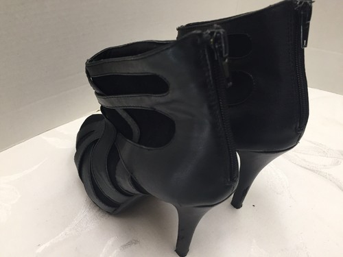 Tacones altos para mujer Vivianne negros con cremallera talla 7,5 ¡Bonitos! Look 🙂 🙂 🙂 - Imagen 7 de 11