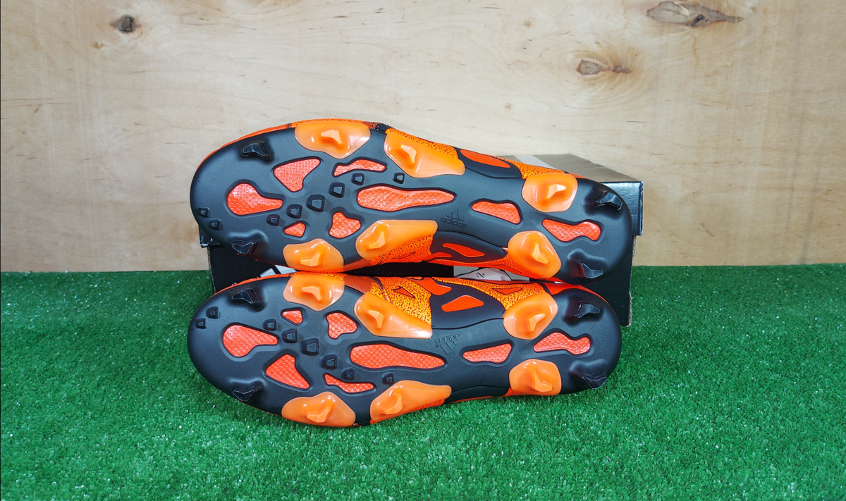 Adidas X 15.1 FG B26980 Leather Orange boots Cleats mens Adidas X 15.1 FG B26980 Leather Orange boots Cleats mens