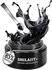 Natural Shilajit with 85+ Trace Minerals & 82% Fulvic Acid for Immune Support