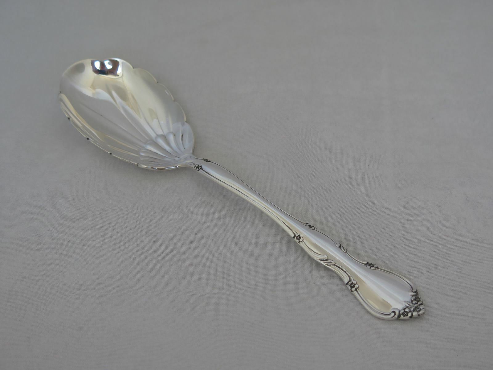 Gorham Sterling Silver Rose Tiara Sugar Spoon FI-3