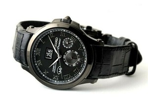 seiko premier black