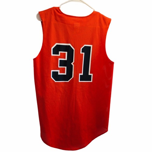 Vtg Canes Orange & Black Adult Small #31 Sports Jersey Sleeveless High Five - Picture 7 of 9