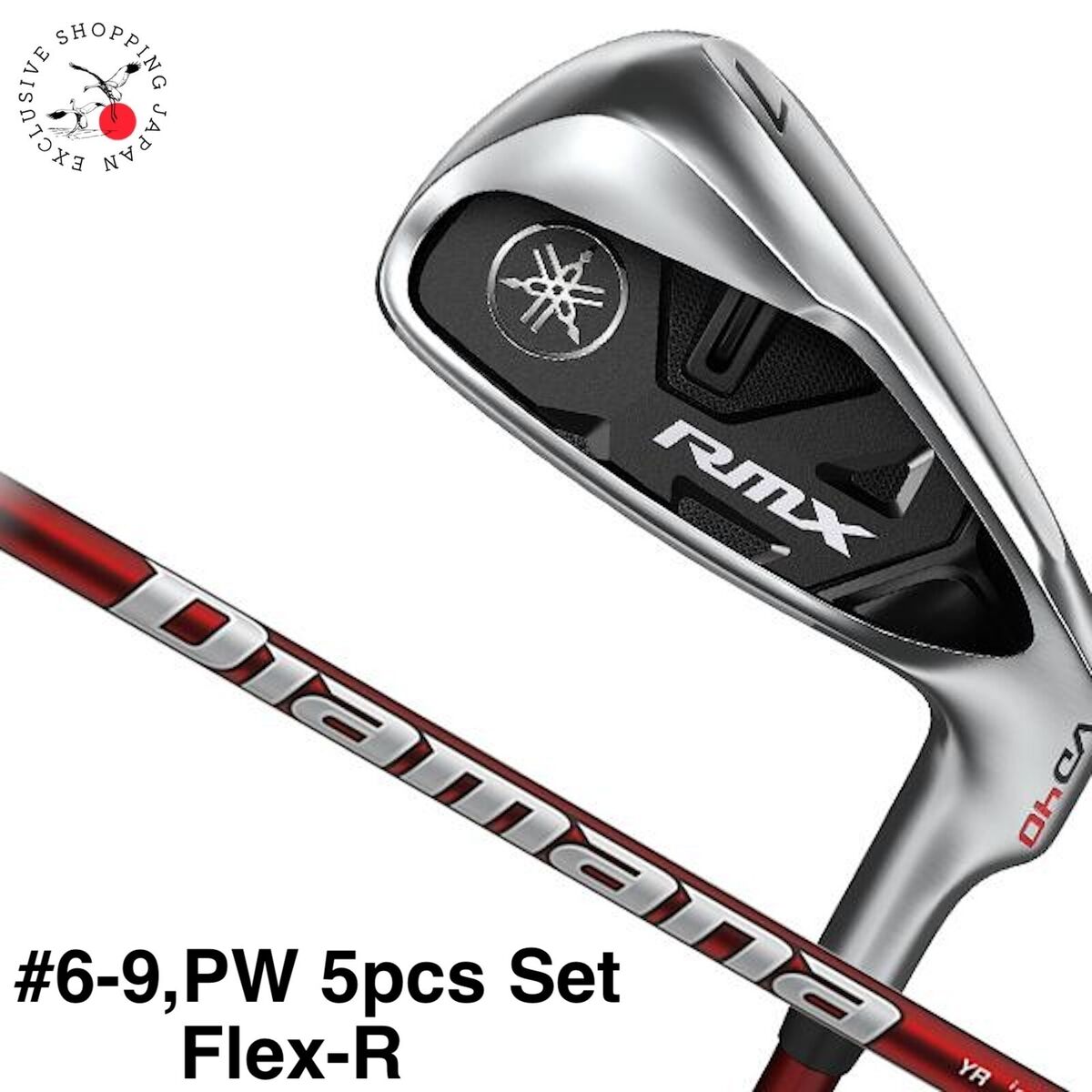 YAMAHA Golf Club RMX VD40 Iron 2022 #6-9, PW 5pcs Set R-Flex YAMAHA Golf Club RMX VD40 Iron 2022 #6-9, PW 5pcs Set R-Flex