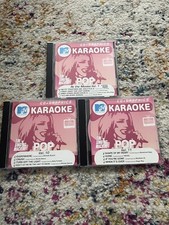 Lot Of 3 Mtv: Karaoke - Pop CD, The Singing Machine - Volumes 1, 10, 11