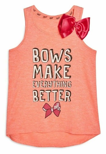 Primark oficial Jojo Siwa Pink Bow Chaleco Camiseta Top Chicas Top  Nickelodeon BNWT | eBay