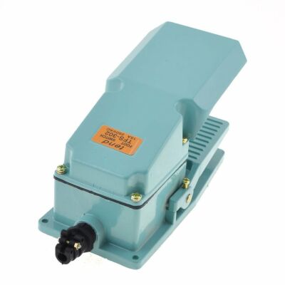 AC250V 15A Nonslip Metal Momentary CNC Industrial Foot Pedal Switch TFS-302