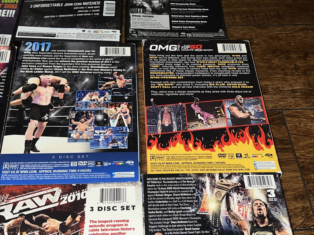 WWE PPV EVENTS 11 DVD LOT WRESTLEMANIA OMG LADDER RAW WWE PPV EVENTS 11 DVD LOT WRESTLEMANIA OMG LADDER RAW