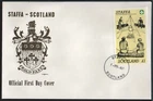 ✔️ UK United Kingdom STAFFA SCOTLAND FDC 1982 75th Anniv BOY SCOUTS LIFESAVING