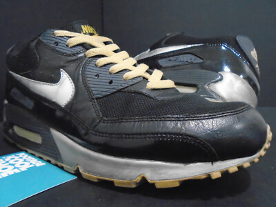 NIKE AIR MAX 90 OLYMPIC BLACK SILVER GOLD OSTRICH INFRARED ATMOS 325018-001 9