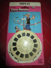 NIB Vintage SET of 3 POPEYE THE SAILOR MAN OLIVE OYL VIEW-MASTER SET - 1982
