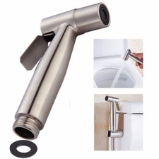 Replacement Steel Toilet Bathroom Hand Bidet Shattaf Sprayer Shower Head Only
