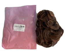 Messy Bun Scrunchie Chignon Hairpiece Updo Curly Bun Extension Combs Brown/Aubur